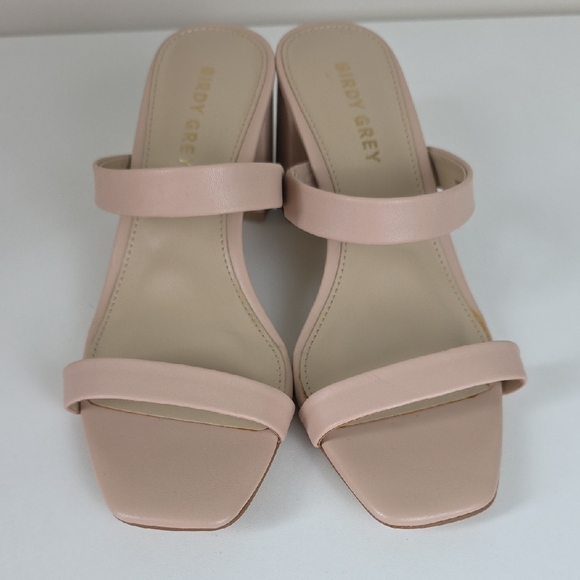 Birdy Grey Soft Pink Strap Heels.  Size 7 - Picture 9 of 13